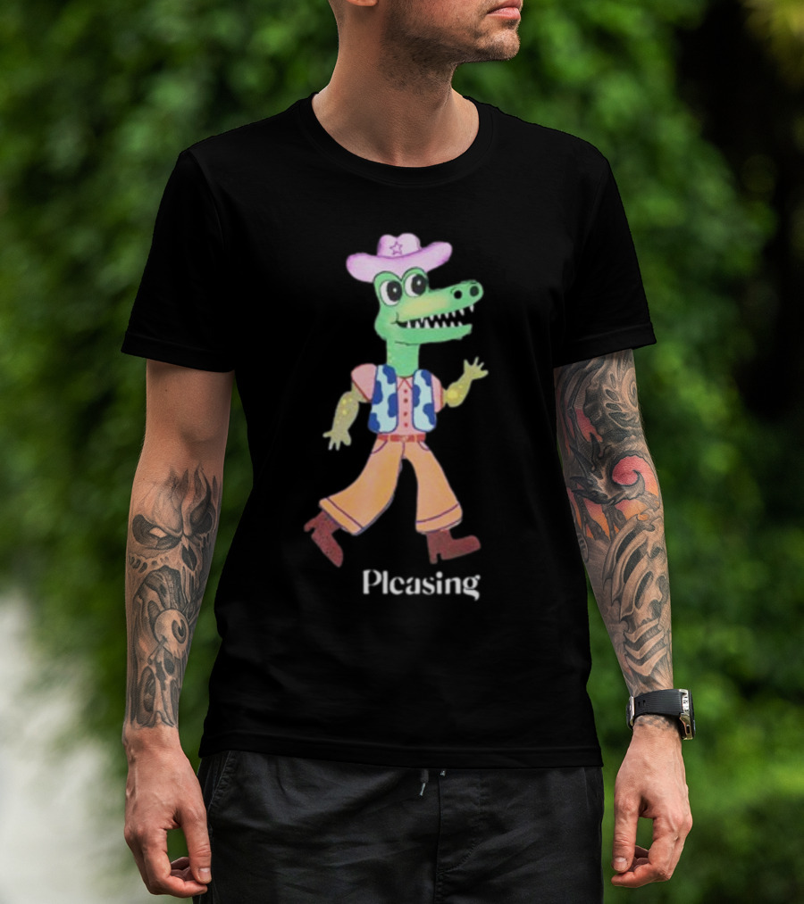 Pleasing Fancy Friends The Green Frog With Envy Cowboy Crocodile T-Shirt