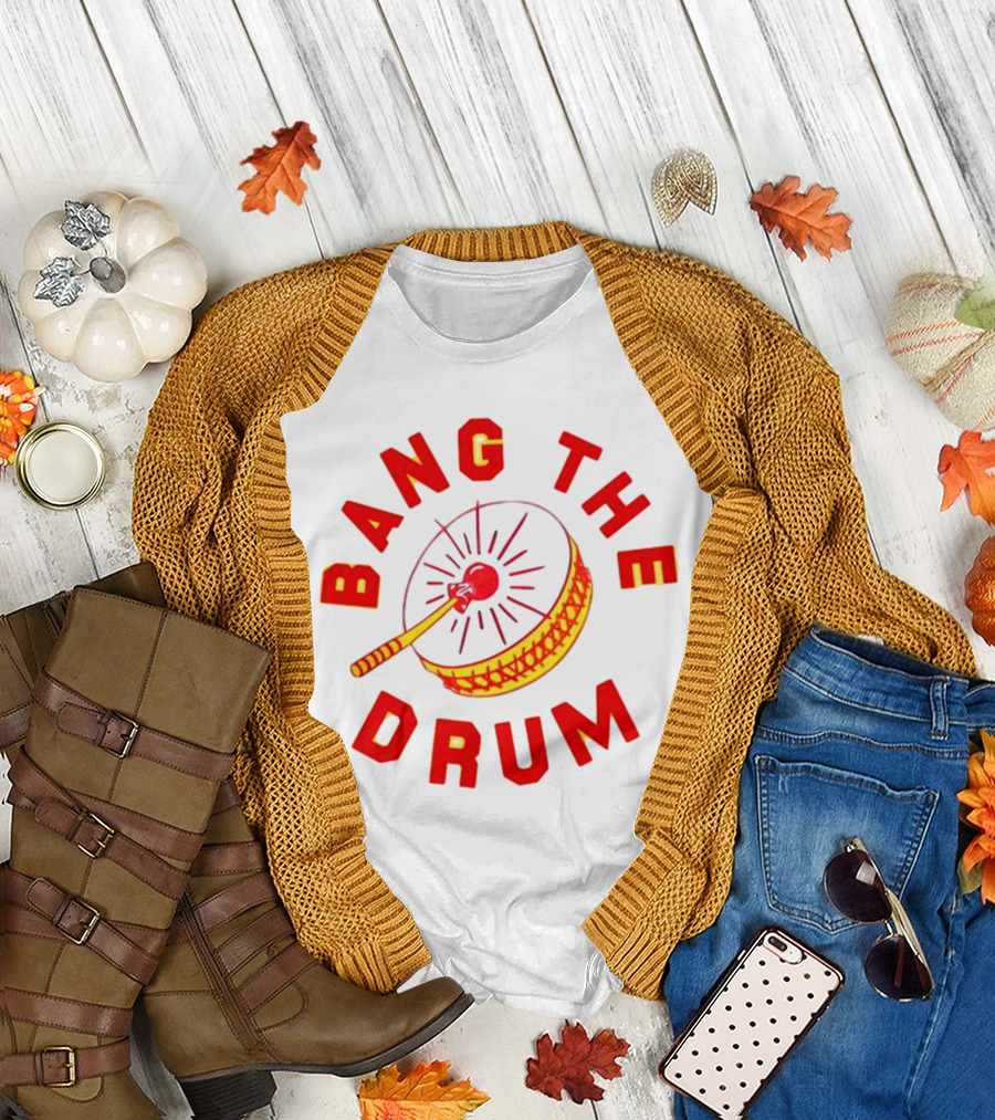 Bang The Drum Classic Percussion Icon T-Shirt