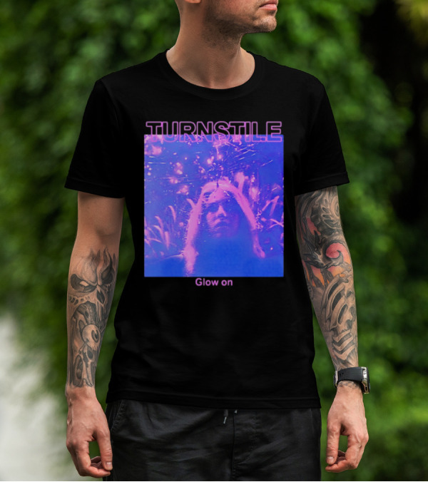 Turnstile Glow On Psychedelic Purple T-Shirt