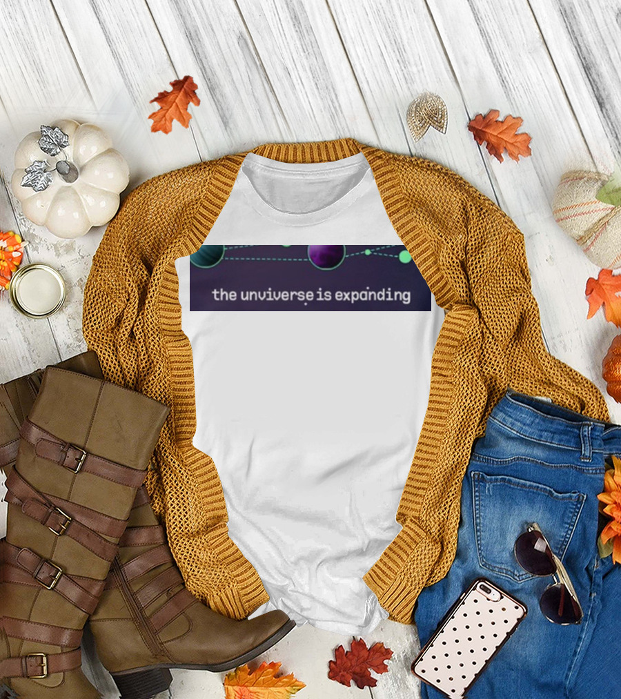 Jo3car The Universe Is Expanding Planets and Cosmic Lines T-Shirt