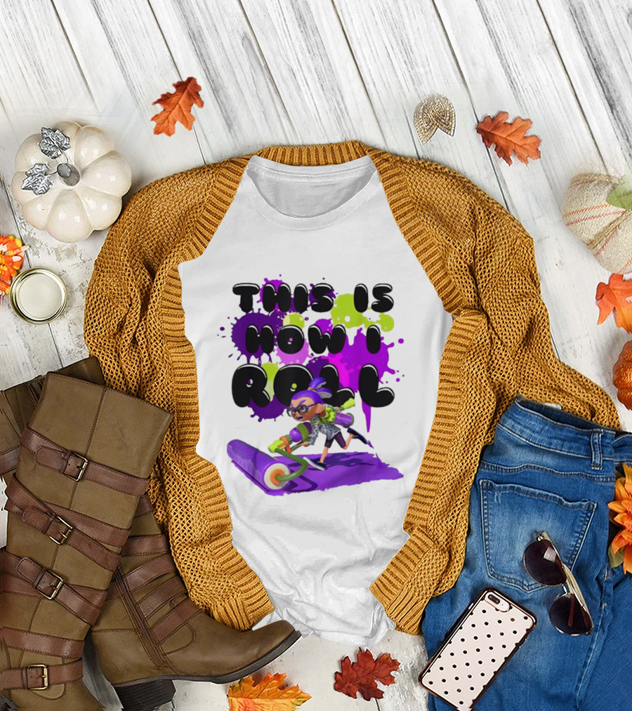 Splatoon This Is How I Roll Splat Roller Girls T-Shirt