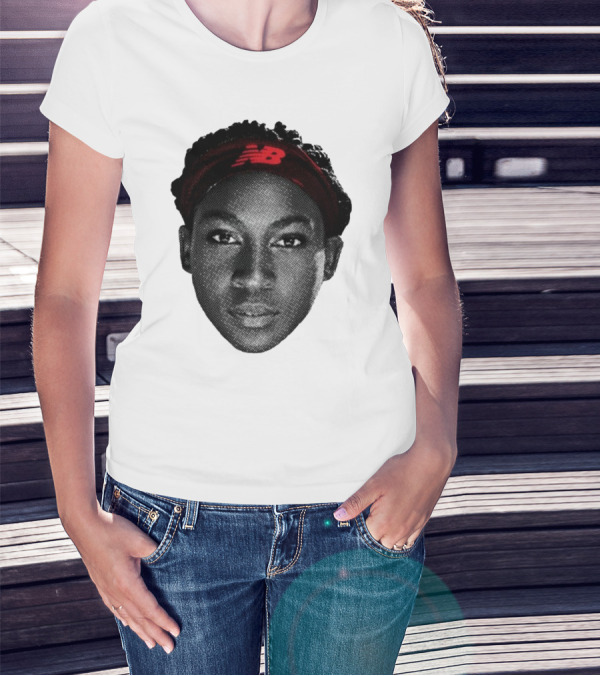 Coco Gauff Call Me Champion New Balance Face T-Shirt