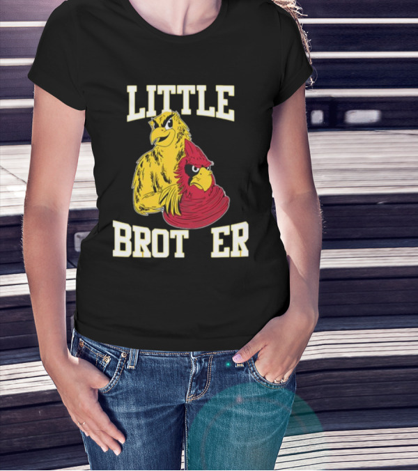 LITTLE BROTHER Iowa Hawkeyes Iowa State Cyclones Rivalry T-Shirt