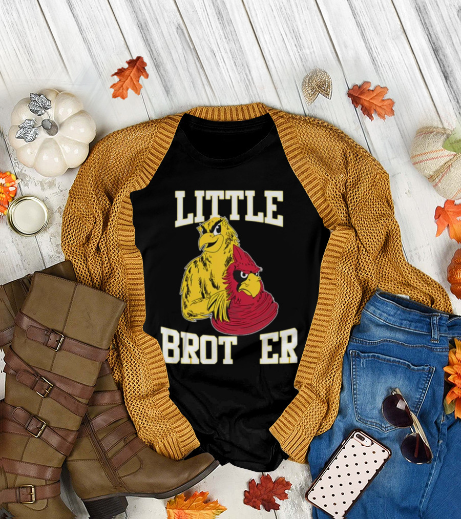 LITTLE BROTHER Iowa Hawkeyes Iowa State Cyclones Rivalry T-Shirt