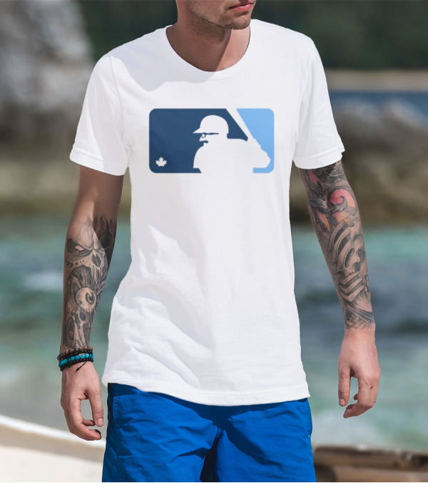 Davis Schneider's Babe Schneider Baseball Silhouette With Canadian T-Shirt