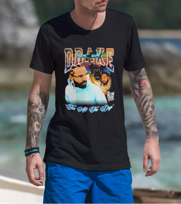 Drake Night Mr New York X All Goods For All The Dogs T-Shirt