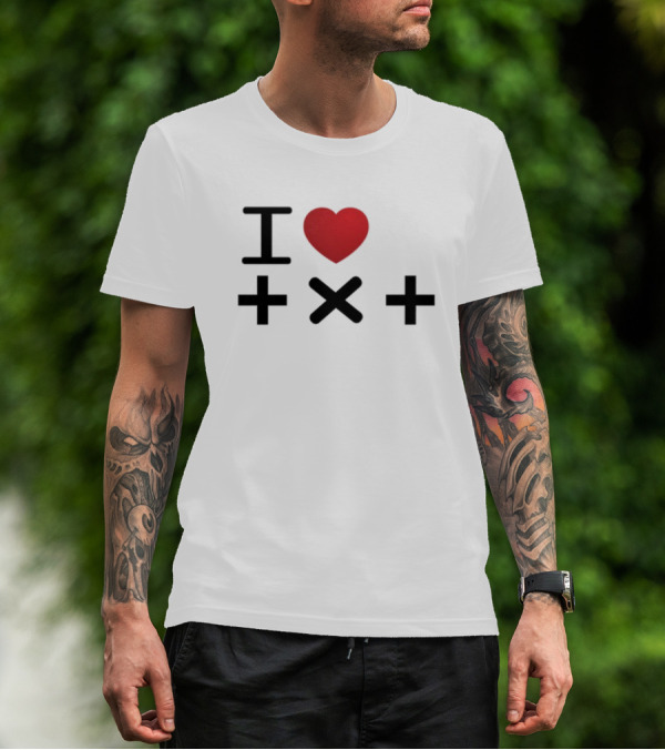 I Love Plus X Plus T-Shirt