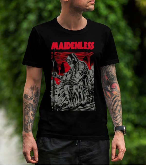 Maidenless Raskol Knight Dark Fantasy Art Comic T-Shirt