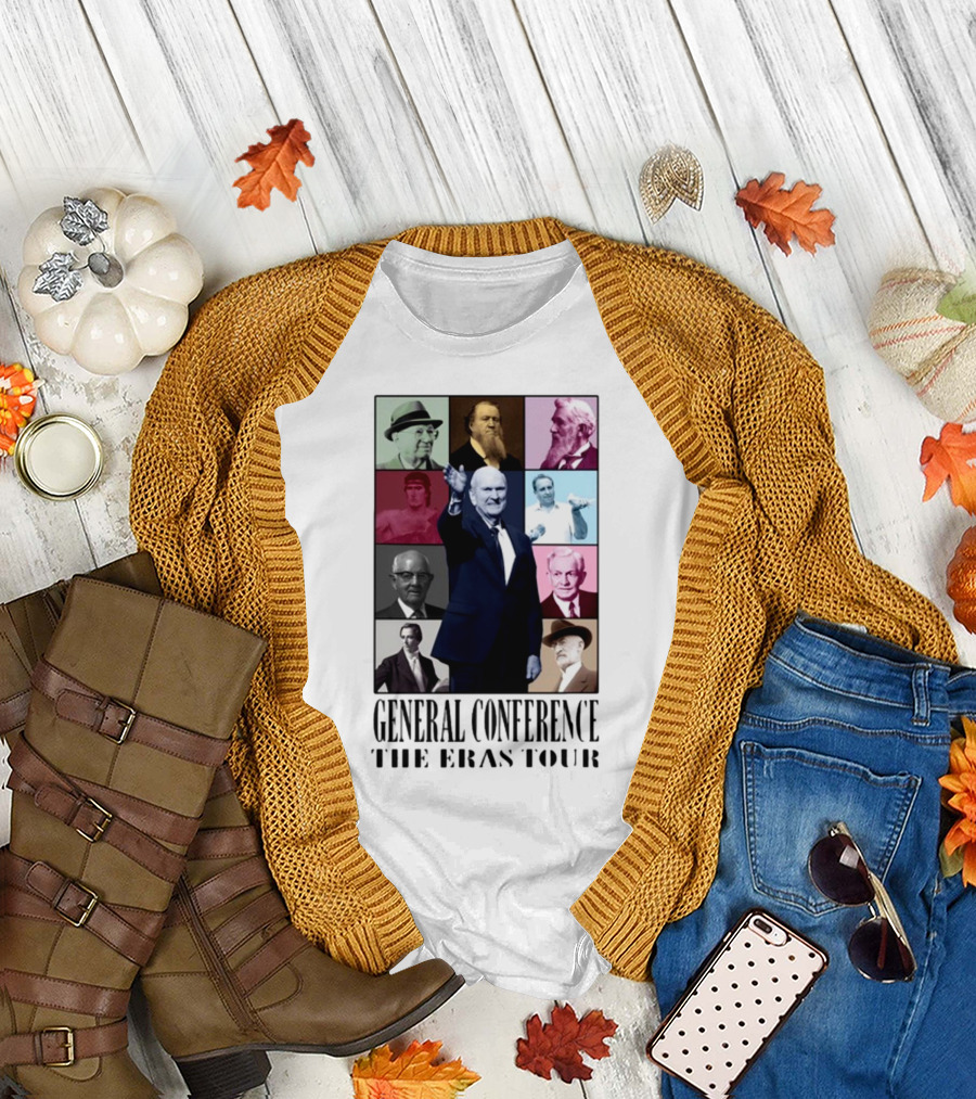 General Conference The Eras Tour Presidents Collage T-Shirt