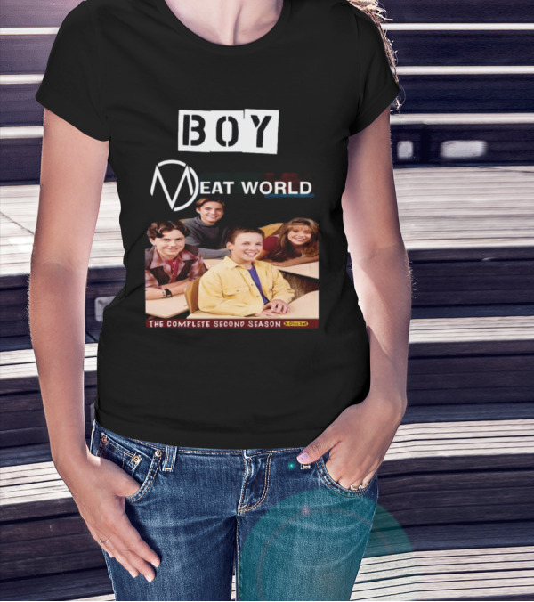 Boy Meat World The Complete Second Season DVD Cast Classroom T-Shirt