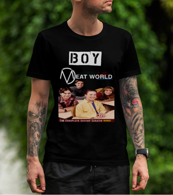 Boy Meat World The Complete Second Season DVD Cast Classroom T-Shirt