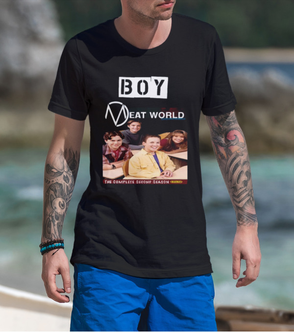 Boy Meat World The Complete Second Season DVD Cast Classroom T-Shirt