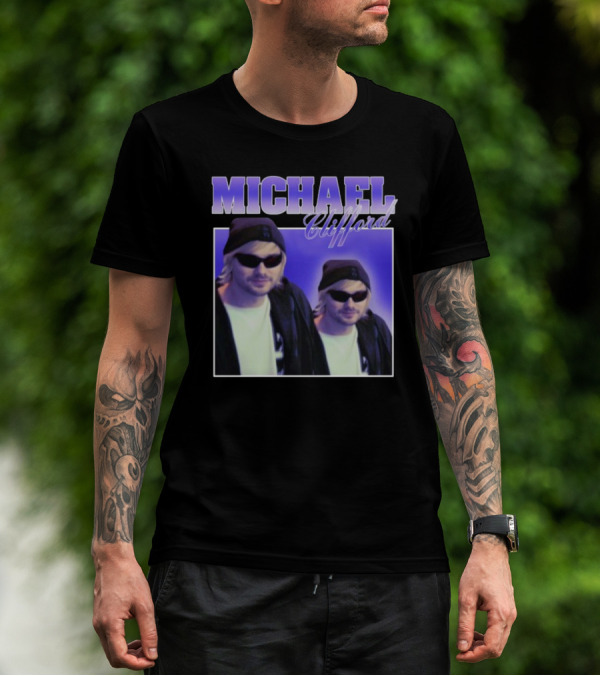 Tha5SOSFamily Vintage Michael Clifford Double Portrait T-Shirt