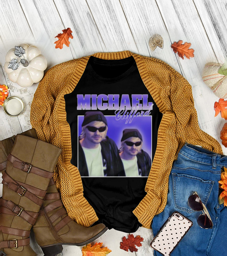Tha5SOSFamily Vintage Michael Clifford Double Portrait T-Shirt