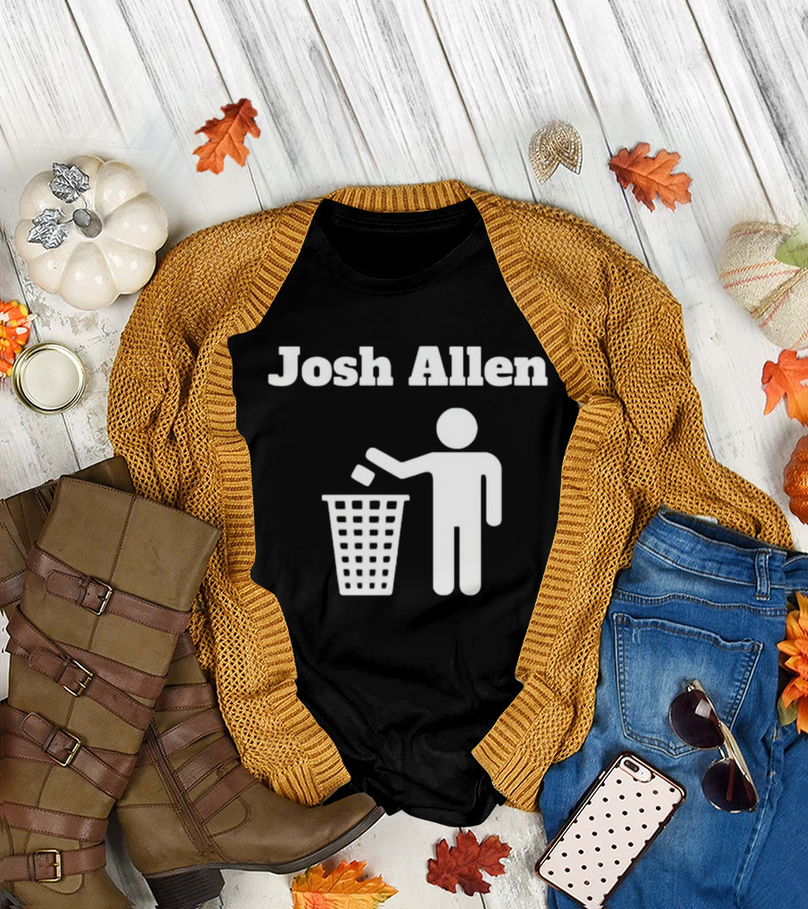 Josh Allen Trash Iconic Disposal Mock T-Shirt