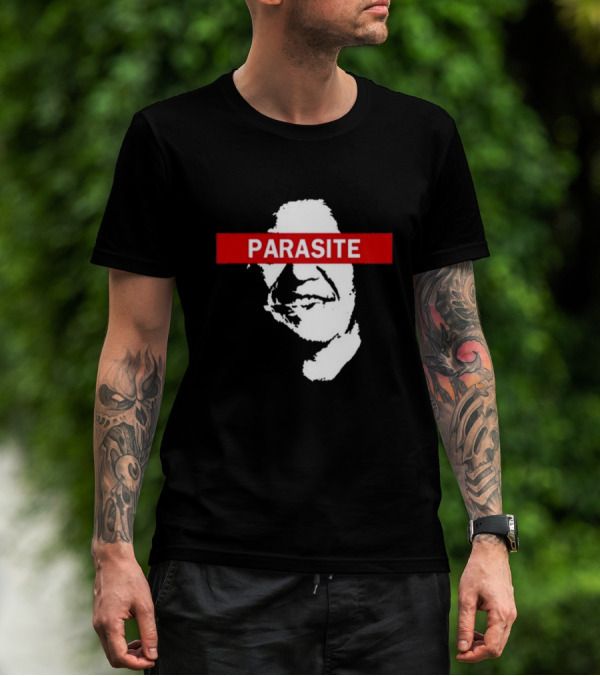 Nabunturanguy Davaomigrant Parasite Face Red Bar Iconic T-Shirt