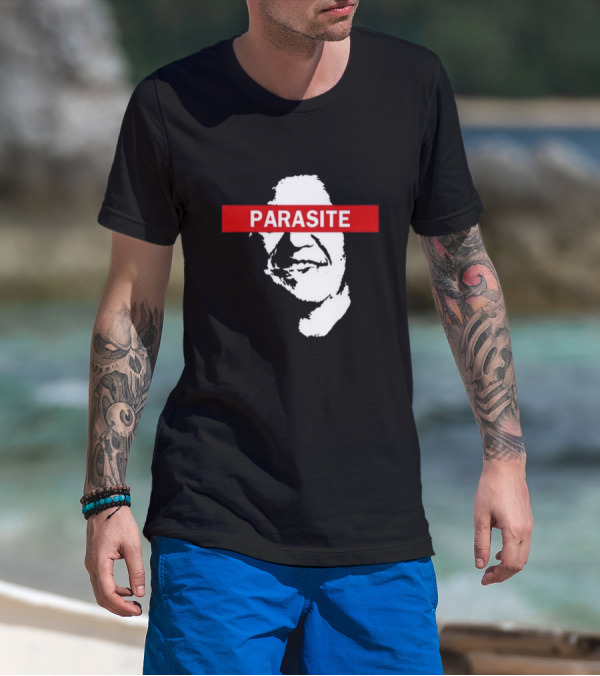 Nabunturanguy Davaomigrant Parasite Face Red Bar Iconic T-Shirt
