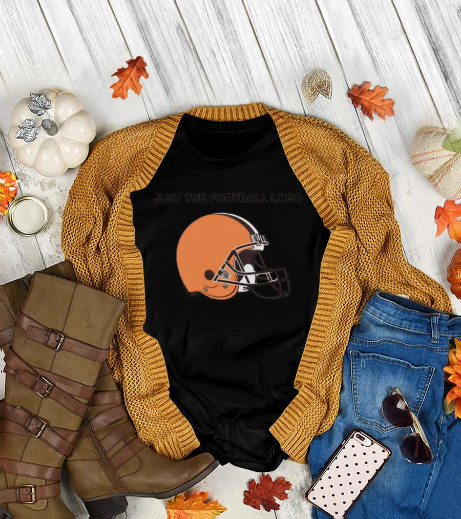 Cleveland Just The Football Helmet T-Shirt