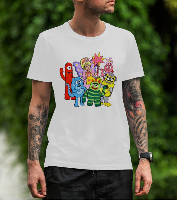 Yogabbagabba Amy Sedaris Yo Gabba Gabba Characters With Princess Star Fairy T-Shirt
