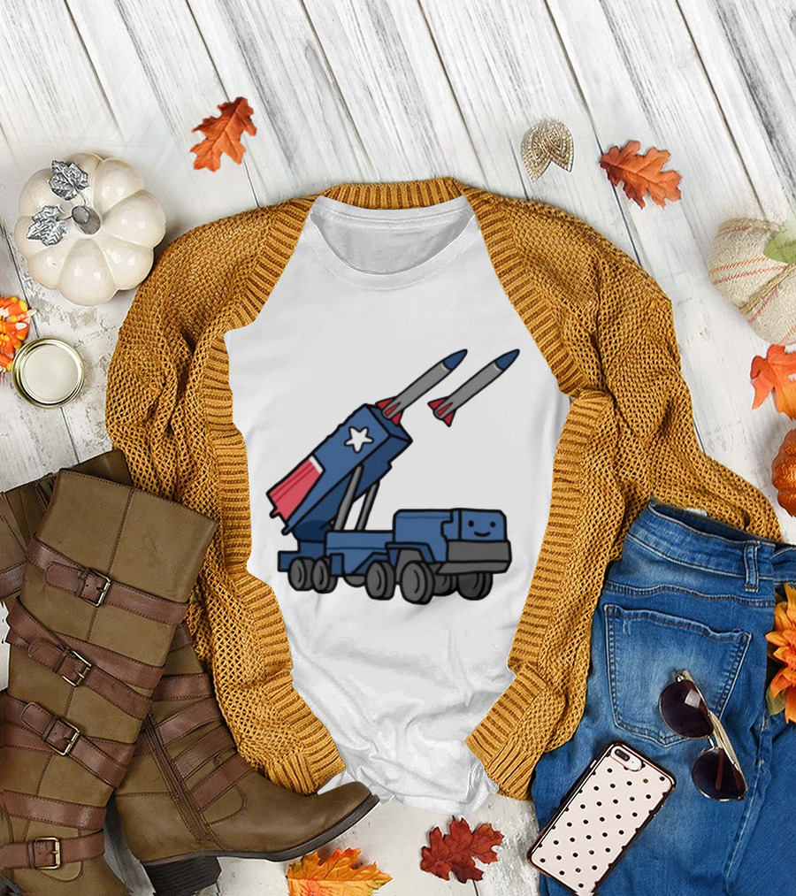 New England Patriots Missile Launcher Truck T-Shirt
