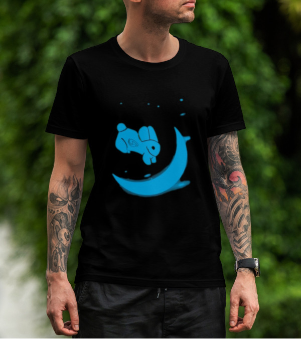 Rawpaw Jade Rabbit Moon Journey By Reghan Clark T-Shirt