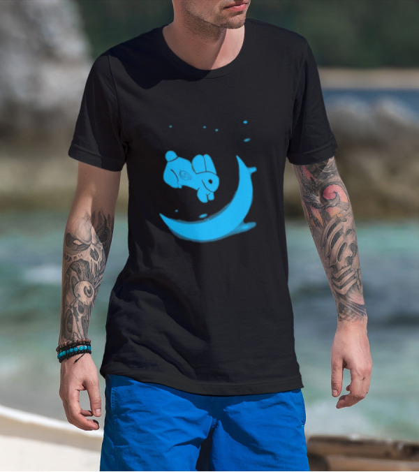 Rawpaw Jade Rabbit Moon Journey By Reghan Clark T-Shirt
