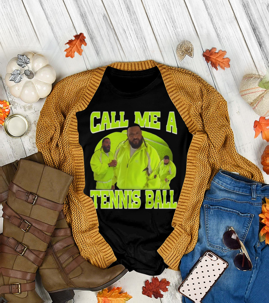DJ Khaled Call Me A Tennis Ball Neon T-Shirt