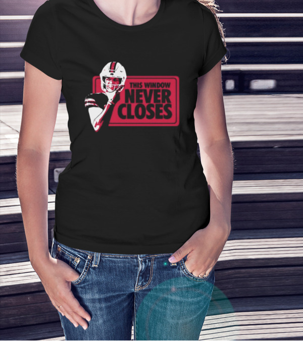 This Window Never Closes Football Player T-Shirt