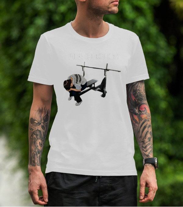 POV Chest Day Personal Trainer Bench Press Moment T-Shirt