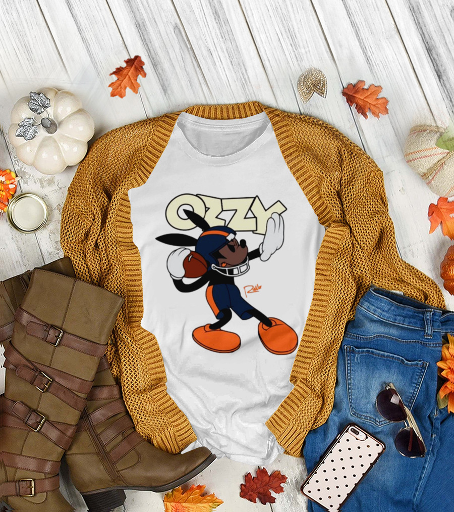 Ozzy Chicago Over Everything X Rello Football Player T-Shirt
