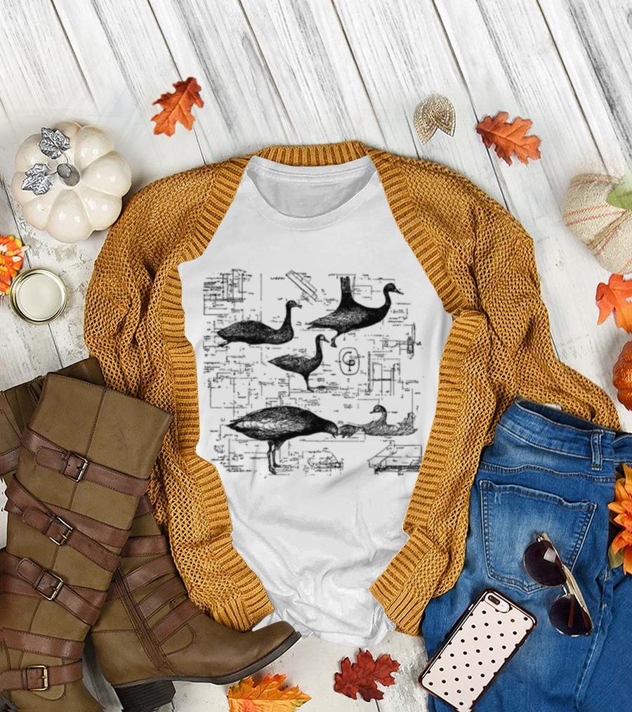 Caroline Polachek Shop Goose Blueprint T-Shirt