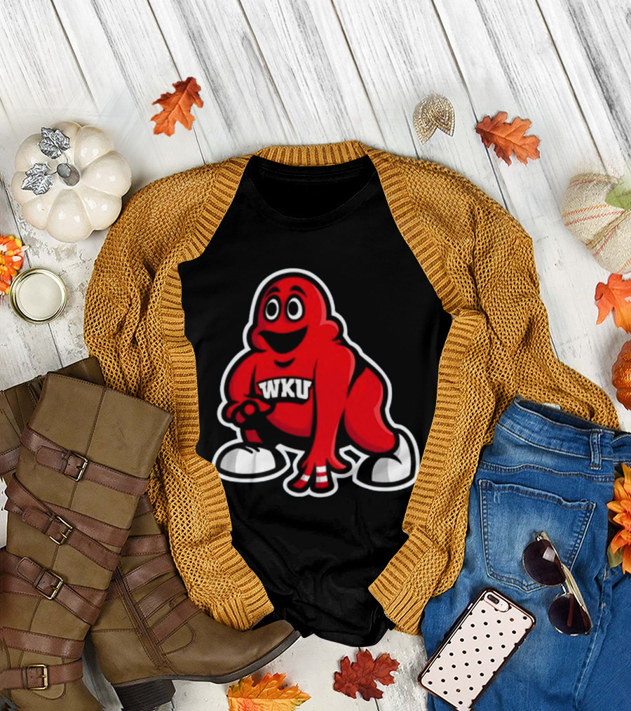 WKU Big Red Linemen Character T-Shirt