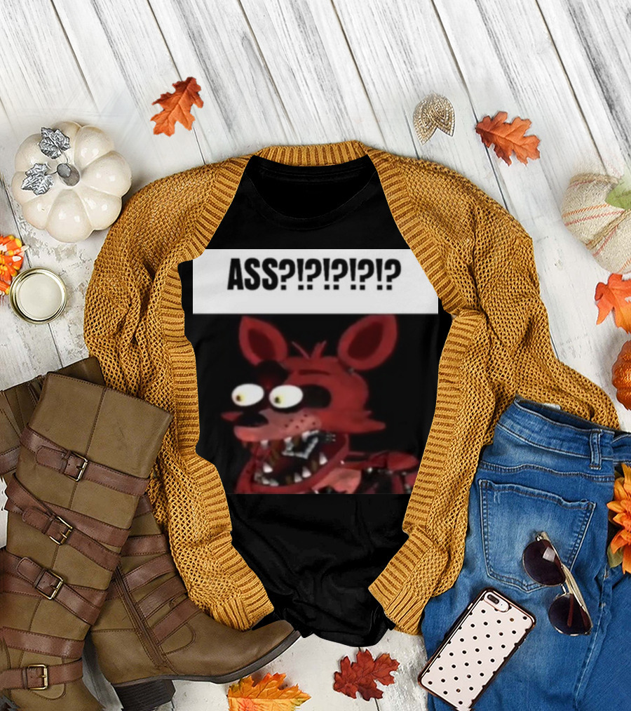 ASS Foxy FNAF Reaction Face T-Shirt