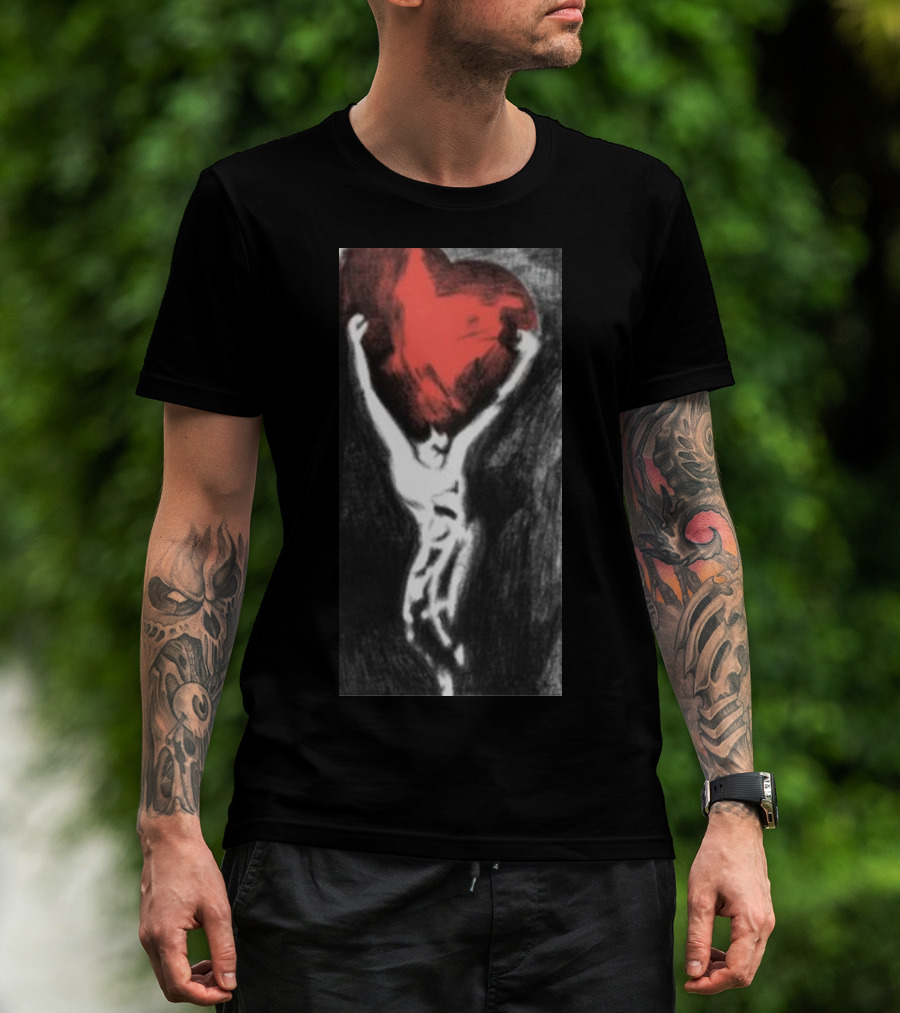 Rider Love Red Heart Embrace T-Shirt