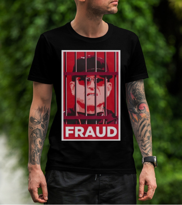 Nebraska Fraud Bars Red T-Shirt