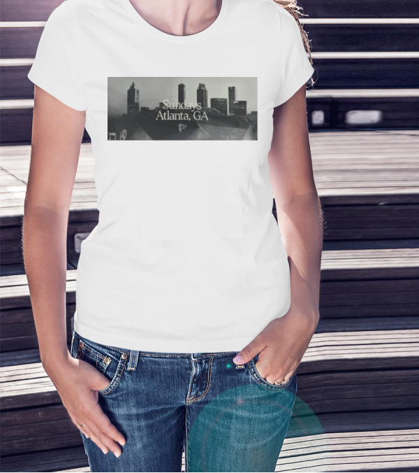 Dorlandoajc Atlanta GA Sundays Skyline Falcons Football T-Shirt