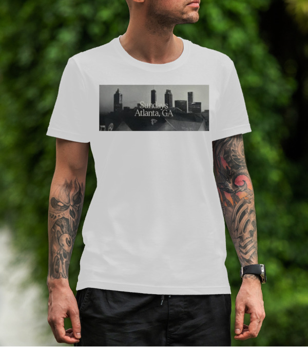 Dorlandoajc Atlanta GA Sundays Skyline Falcons Football T-Shirt