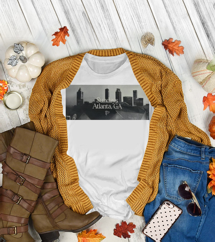 Dorlandoajc Atlanta GA Sundays Skyline Falcons Football T-Shirt