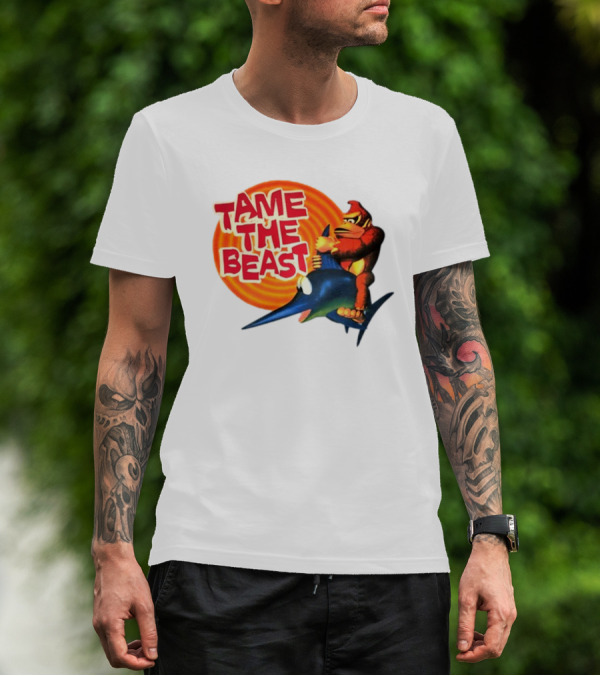 Donkey Kong Country SNES Tame The Beast Promo T-Shirt