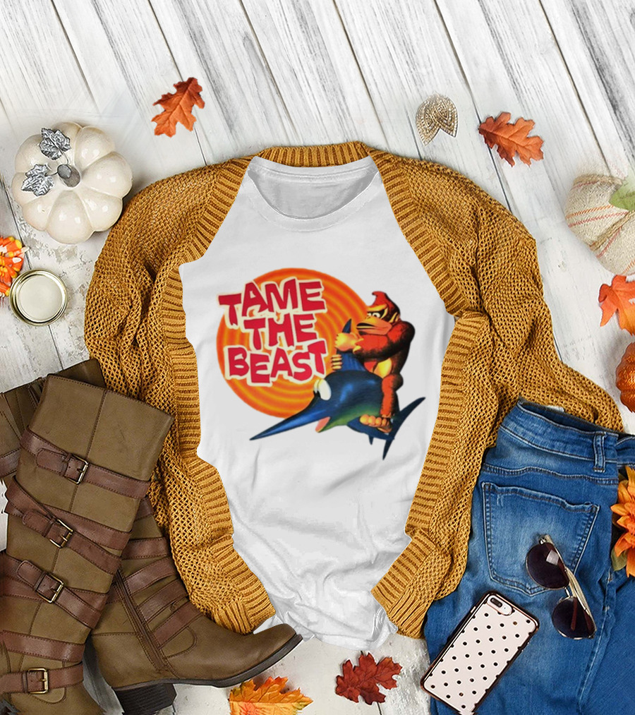 Donkey Kong Country SNES Tame The Beast Promo T-Shirt