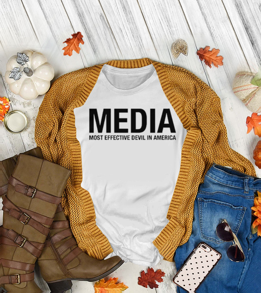 Robert W Malone Md Media Most Effective Devil In America T-Shirt