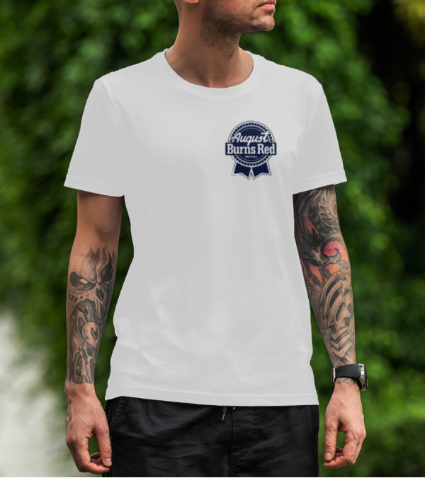 August Burns Red Beer Can Design White T-Shirt