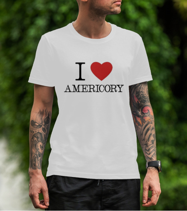 I Heart Americory Red Love Emblem T-Shirt