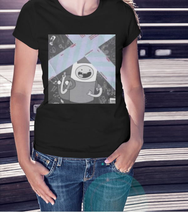Flinn X Uzi Goofyahhtees Adventure Time Mashup T-Shirt