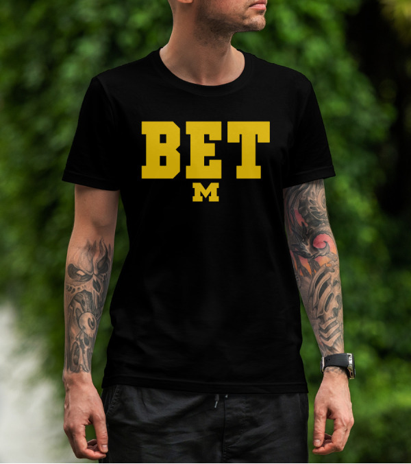 BET M Michigan Football T-Shirt