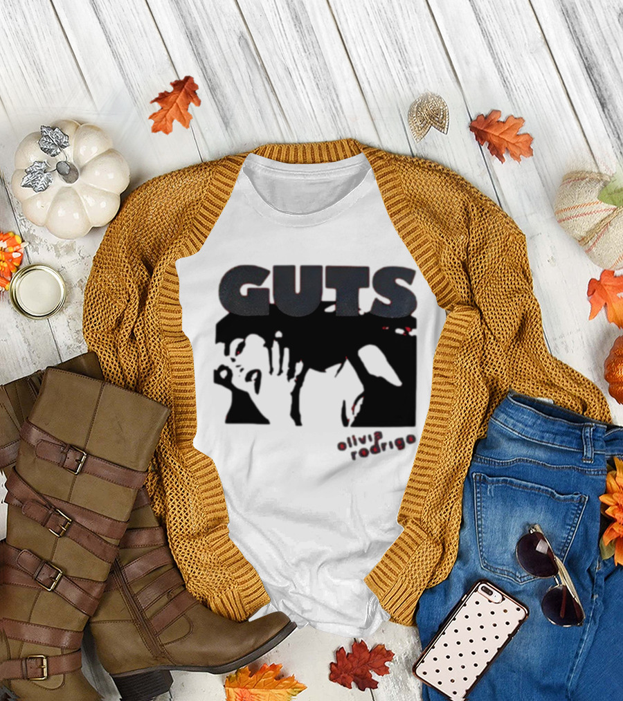 Guts Red Glittering Shadowy T-Shirt