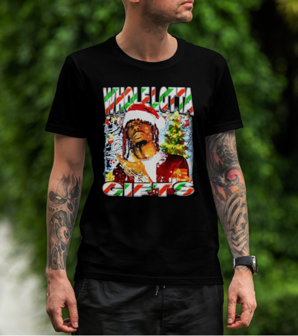 Whole Lotta Gifts Christmas Santa T-Shirt