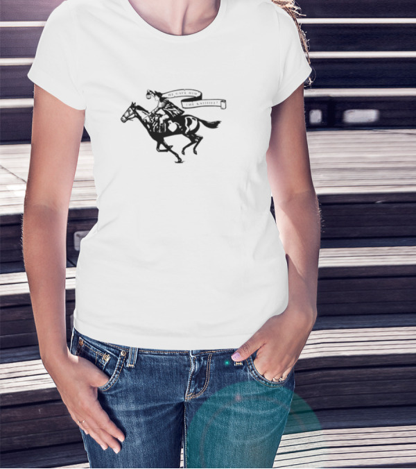 He Gave Him The Knife Horse Rider With Banner T-Shirt