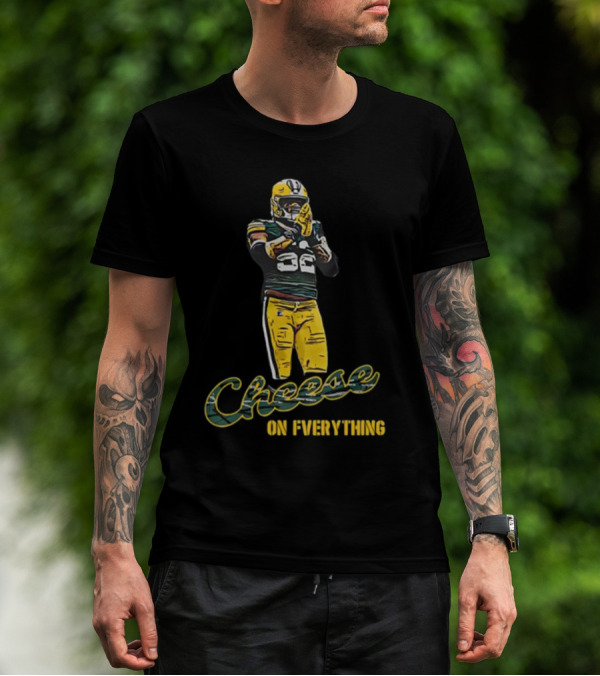 Cheese On Everything Rashan Gary Packers Fan Gear T-Shirt