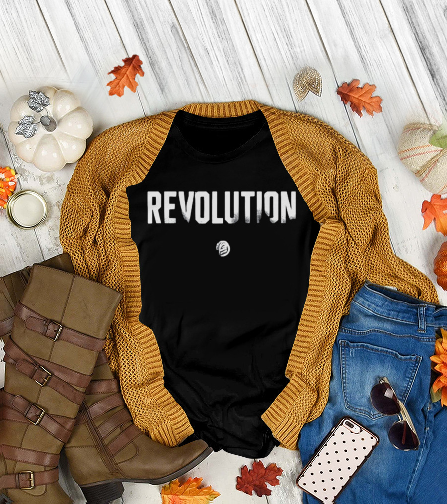 Revolution Revolutionx Text with Subtle T-Shirt